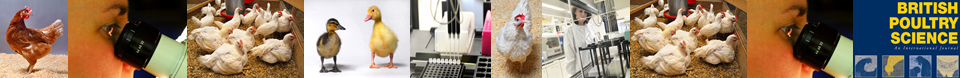 British Poultry Science Ltd banner